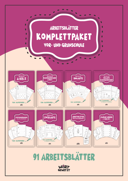 Komplettpaket für die Vor- & Grundschule (Digitaler Download)