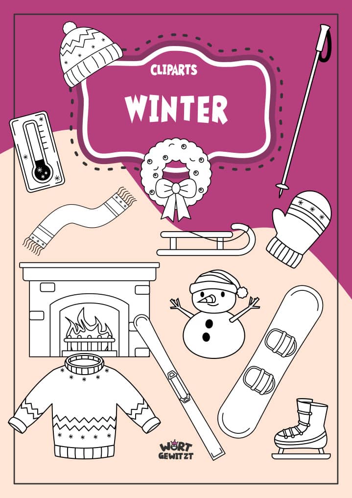 Clipart Paket Winter
