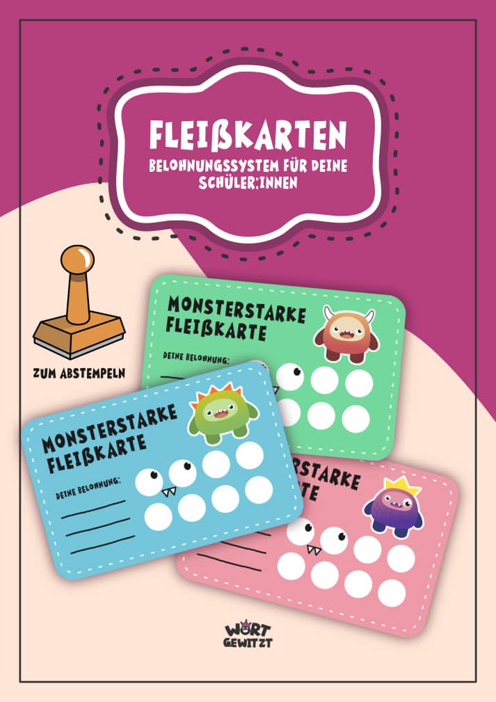 Fleisskarten Monster