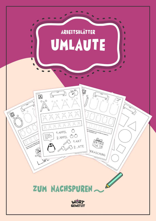 Arbeitsblätter Umlaute (Digitaler Download)